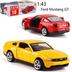 CAIPO 1:43 Ford Mustang GT литая металлическая модель автомобиля для мальчика, коллекция игрушек, подарок для детей