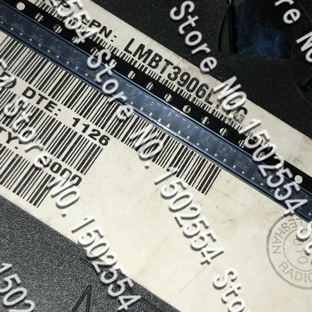 100 шт./лот MMBT3906 2A 3906 MMBT3906LT1G 2N3906 200mA 40V SOT-23 PNP SMD транзистор новый и оригинальный