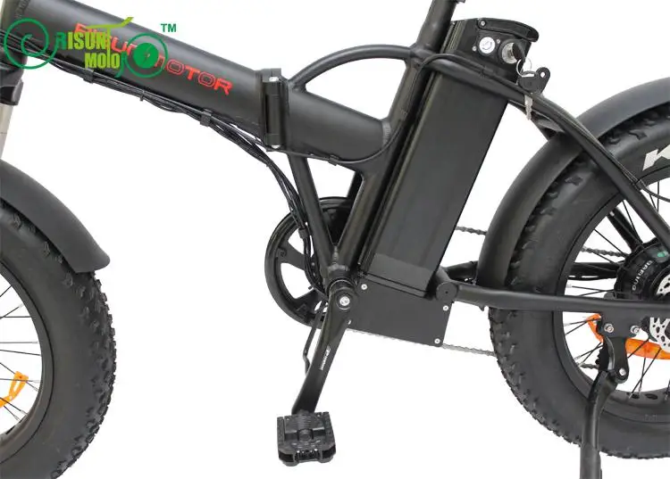 ЕС беспошлинно ConhisMotor мини складываемый электровелосипед 36V 500W 8Fun Bafang мотор для центрального движения 2" с толстыми покрышками для электрического велосипеда 15AH литий Батарея