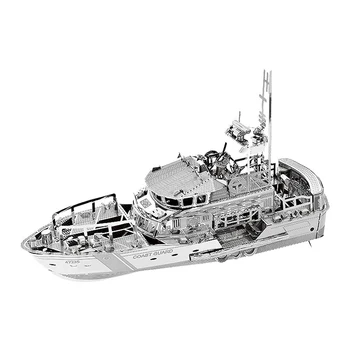 

Nanyuan 3D Metal Puzzle Lifeboat boat Model DIY Laser Cut Assemble Jigsaw Toys Desktop decoration GIFT For Audit