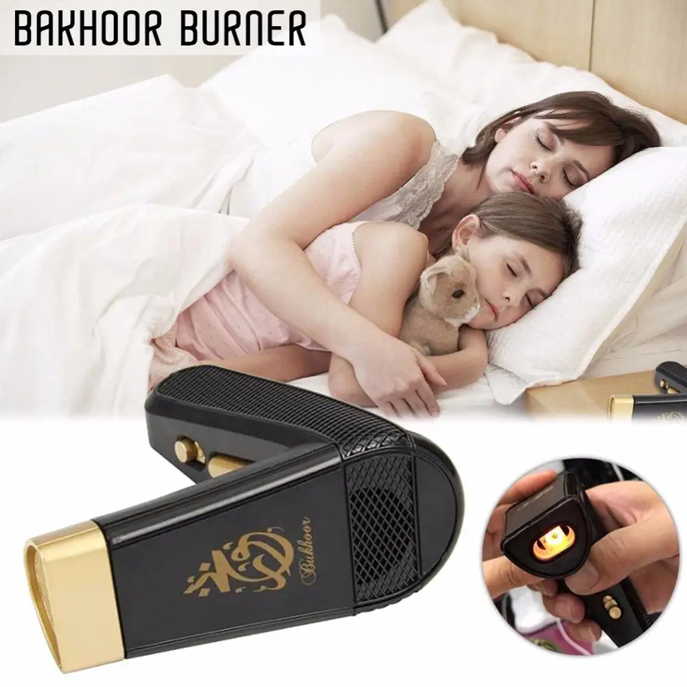 

Portable Mini USB Electric Bakhoor Amber Incense Burner for Arabic Muslim Buddhist Ramadan Potpourri Living Room Arabic Gift