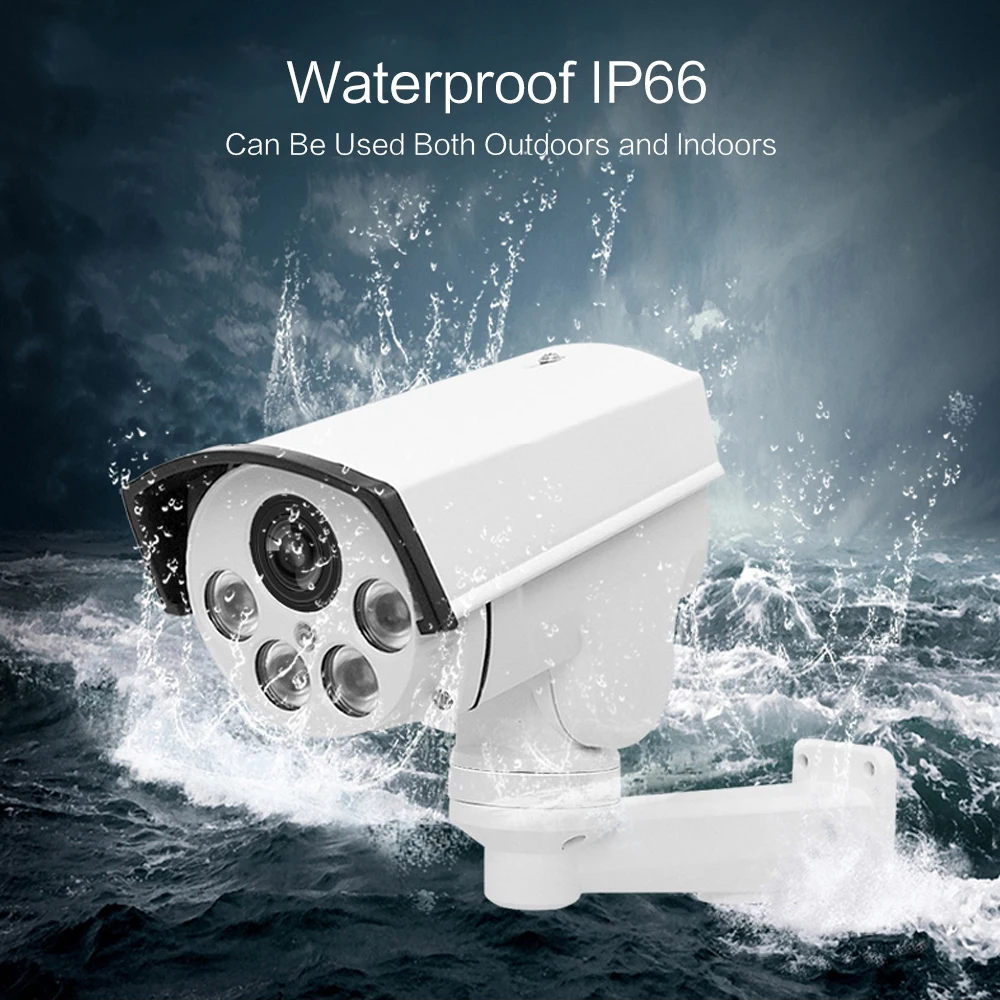 Камера видеонаблюдения водонепроницаемая 4G 3G PTZ IP 5X зум HD 1080P SIM ИК 50 м ночное