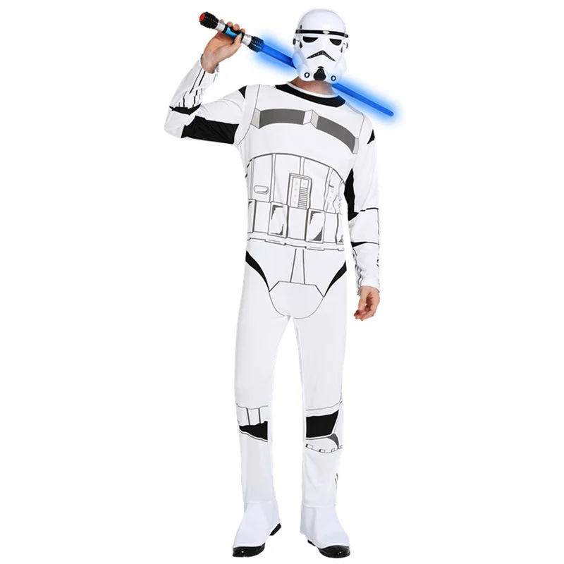 

Star Wars Black Warrior Darth Vader Jedi Knight Cloak Adult Anime Cosplay Costume with Mask Jumpsuit Party Clothes Men Clothing