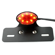 Universal 12v Motorcycle Led Tail Light Brake rear Stop Turn Signal lamp Bobber Chopper Cafe Racer