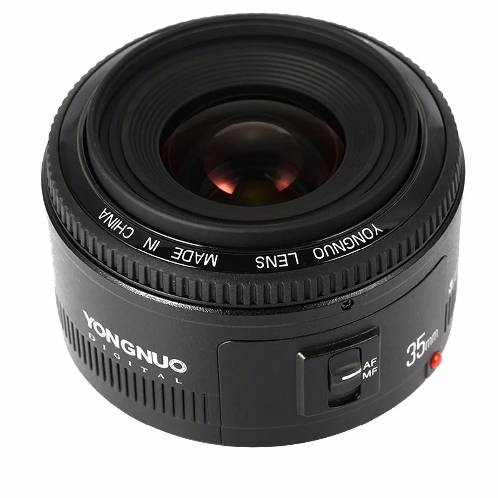 Yongnuo 35mm lens YN35mm F2 lens Wide-angle Large