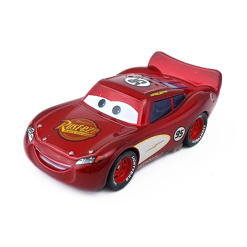 Cars 3 Lightning Mcqueen Speed Racers  Metal Toy Car 1:55 Loose Kids Toys Rare 
