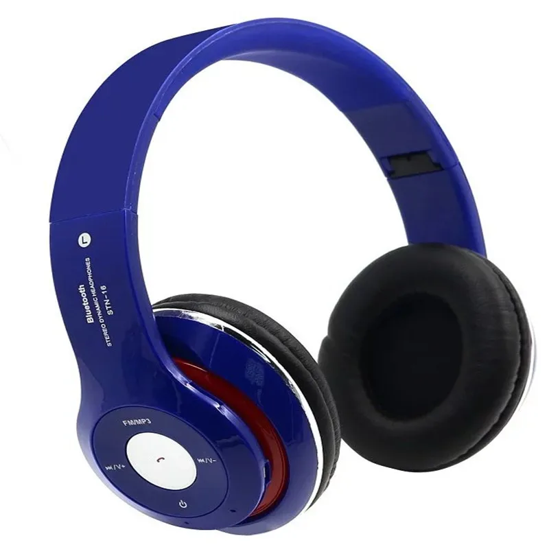 STN-16 Bluetooth Беспроводные Стерео Наушники Большие fone де ouvido с микрофоном Handfree fm TF для