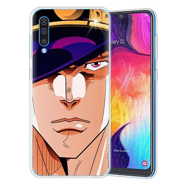 JoJo's Bizarre Adventure JoJo Silicone Case for Samsung Galaxy A71 A51 A90 5G A50 A70 A40 A20e A10 A30 A80 A8 Plus A7 A9 Cover - Цвет: 06