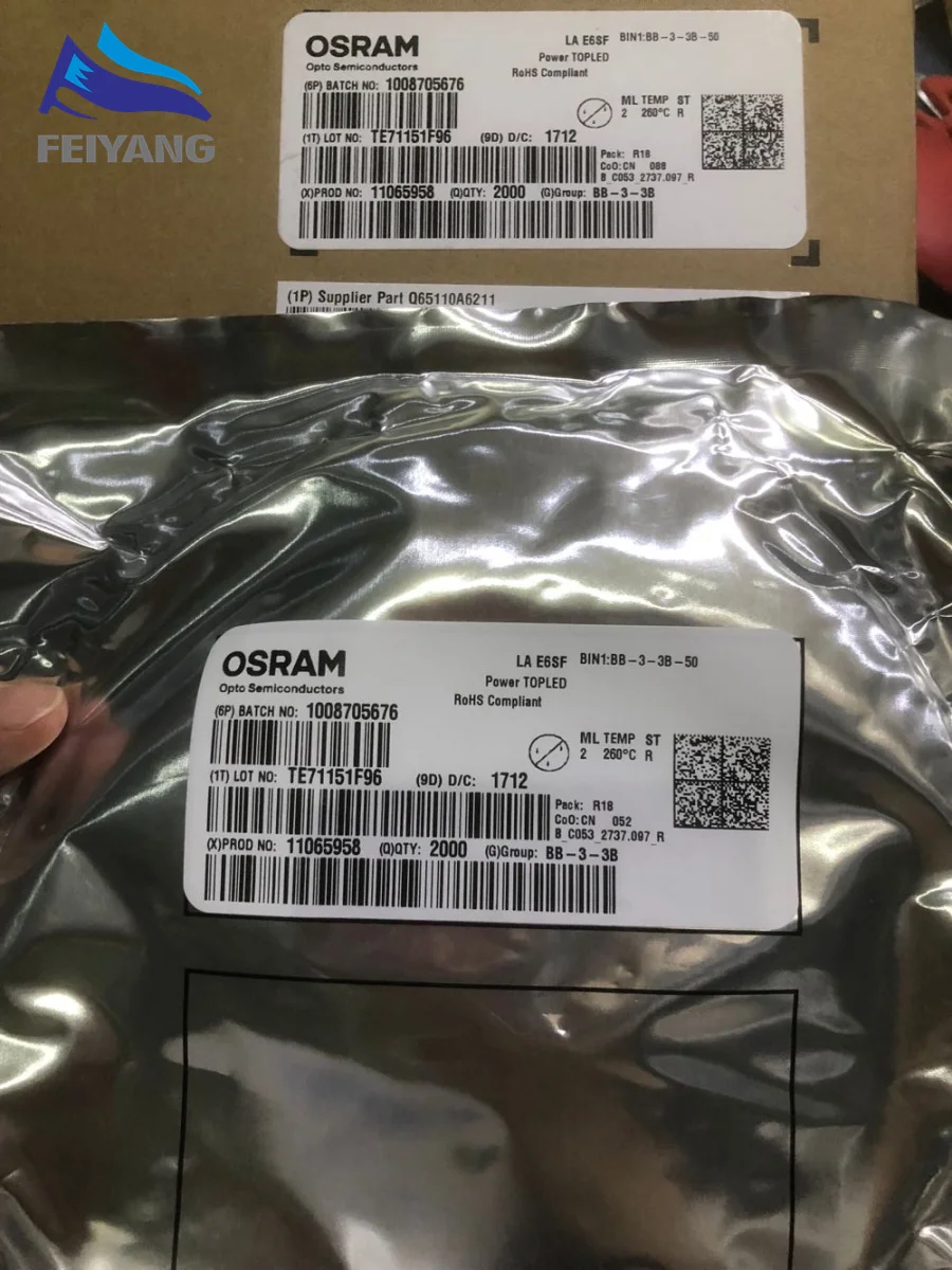 LAE6SF-V2BA-1-1 LS E6SF-V2BA-1-1 OSRAM 3528 красный четырехногий Yin Chaoliang светодиодный задний фонарь SMD общий катод PLCC-4