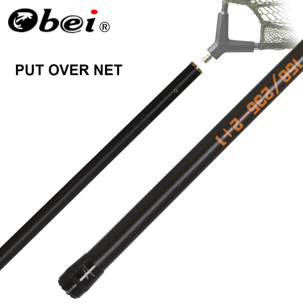 obei Put over CARP land net pole 1.58M 2.35M CARP fishing rod Folding Landing net