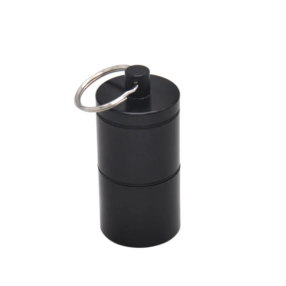 HORNET Stash Jar-герметичный, устойчивый к запаху алюминиевый контейнер для специй с 2 слоями, чехол для табака "вы можете собрать его самостоятельно" - Цвет: Черный