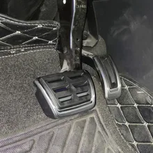 In Acciaio Inox Auto Pedale del Resto Del Piede Carburante Freno Frizione Pedali per VW Skoda Kodiaq 2016 2017 2018 Parti di Accessori