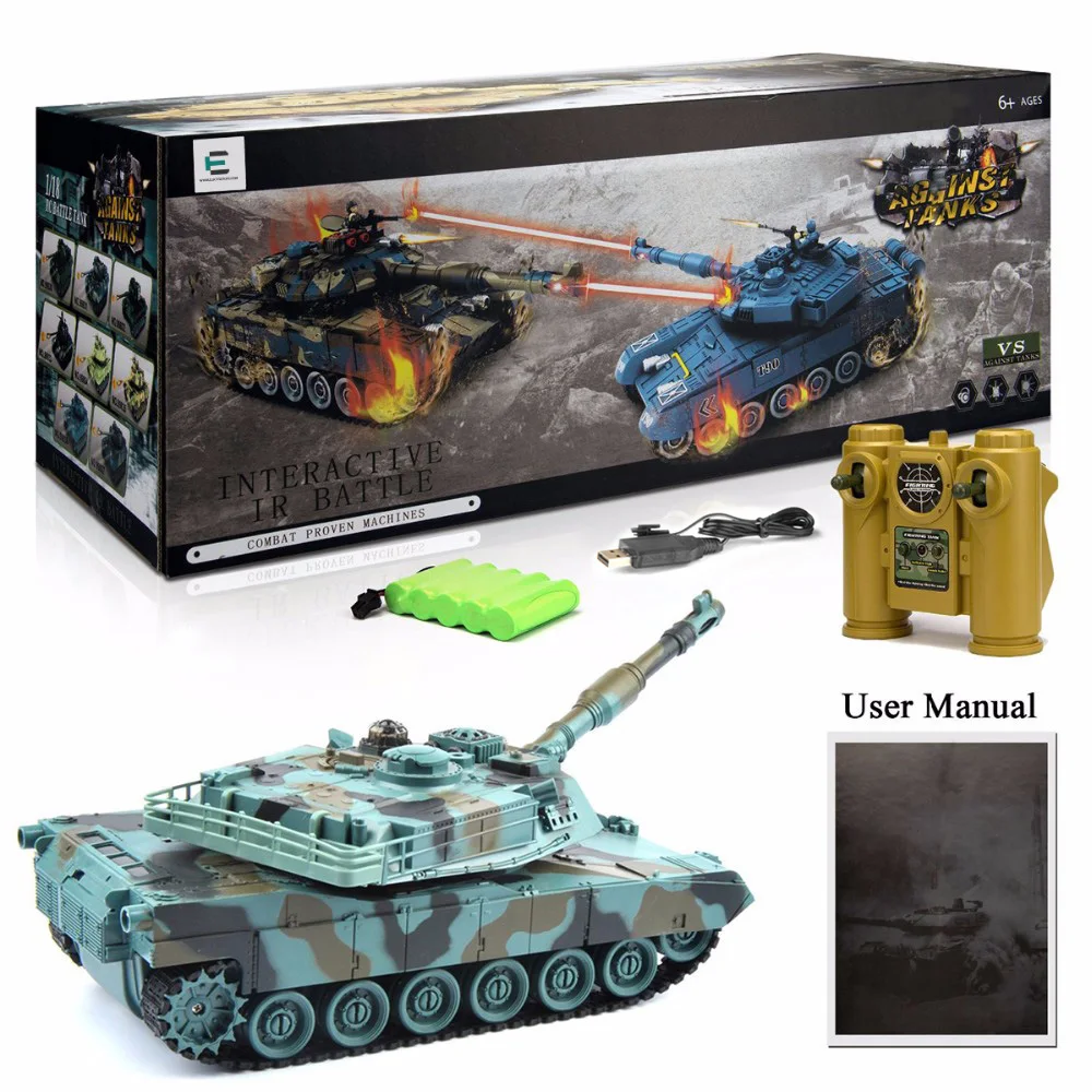 GizmoVine Р/У танки rc боевой танк 27 мГц Супер дистанционного Управление 1:18 мигающий