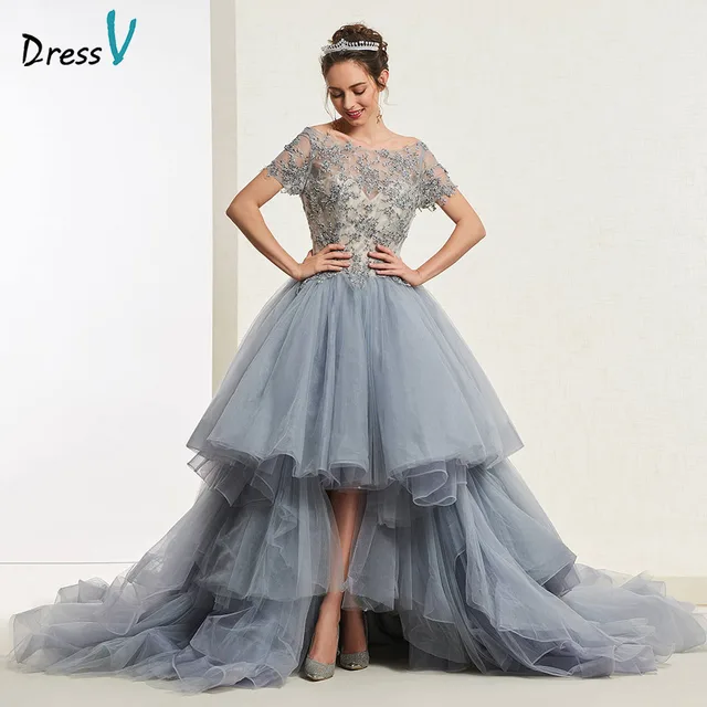 gray quinceanera dresses