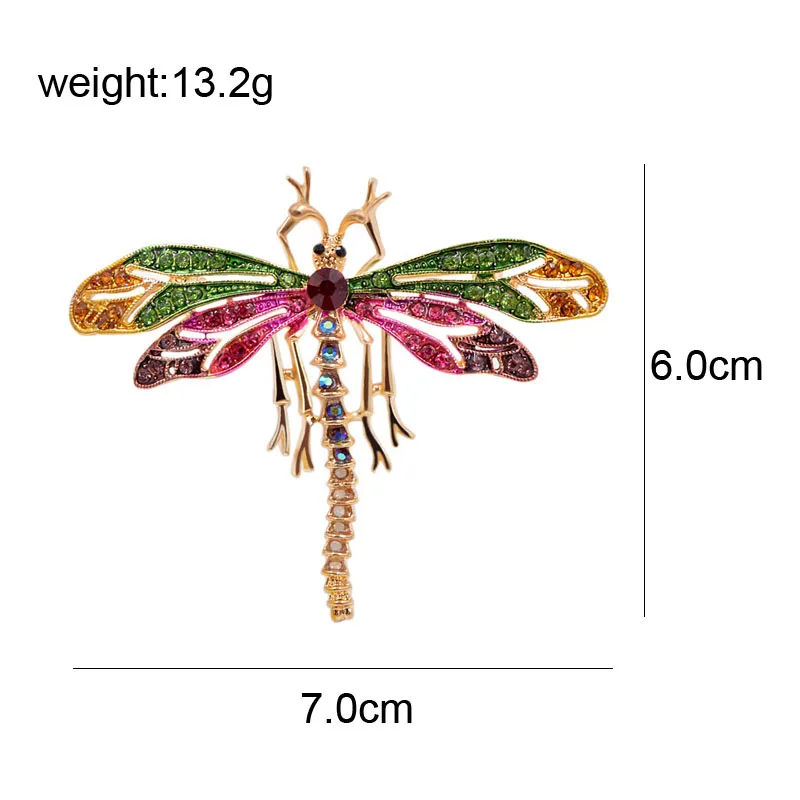 CINDY XIANG 4 цвета эмалированные цветные Броши стрекозы для женщин Летняя футболка модная брошь насекомое булавка Новинка