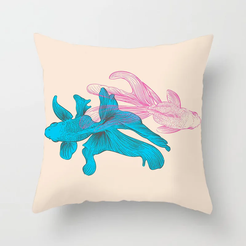 47 Popular High Quality Cushion Cover Home Decoration Pillow Case 1PC 45*45CM Office For Sofa Cartoon Hot Sale Car - Цвет: 47