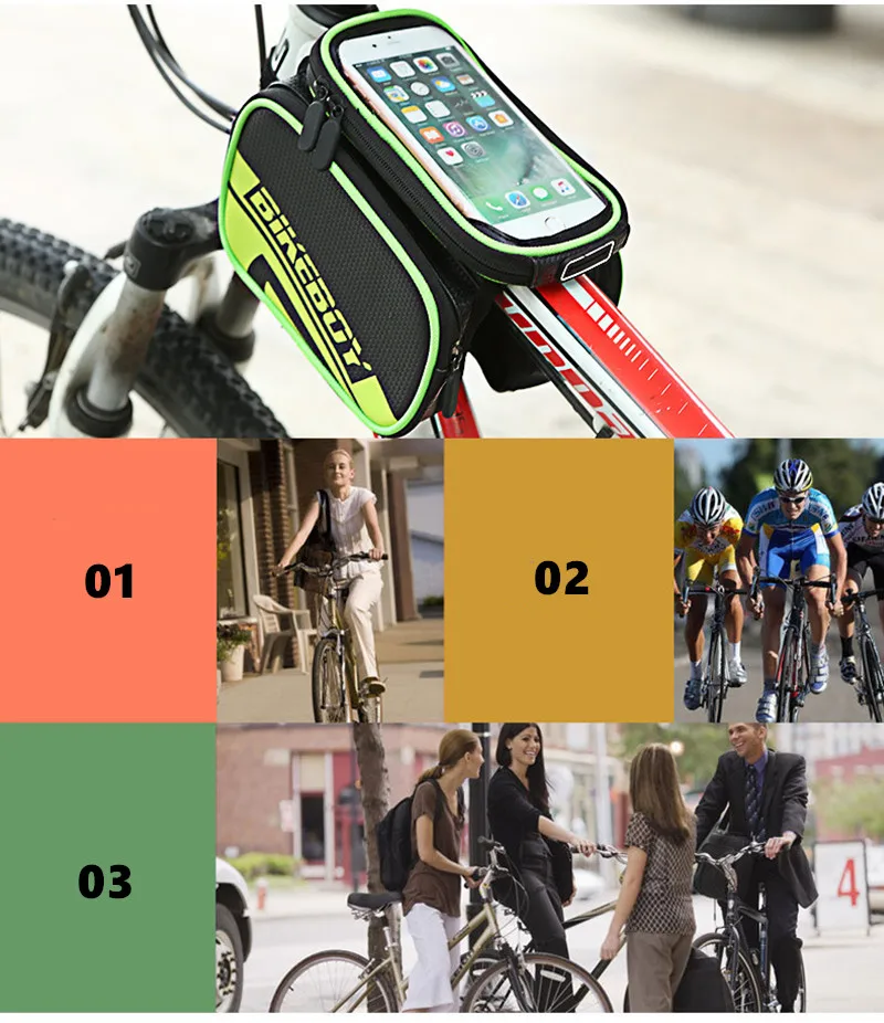 Горячая Распродажа Сумка для горного велосипеда непромокаемые водостойкие Mtb Передняя сумка 6.2in мобильный чехол для телефона велосипедный Топ труба сумка Велоспорт Аксессуары