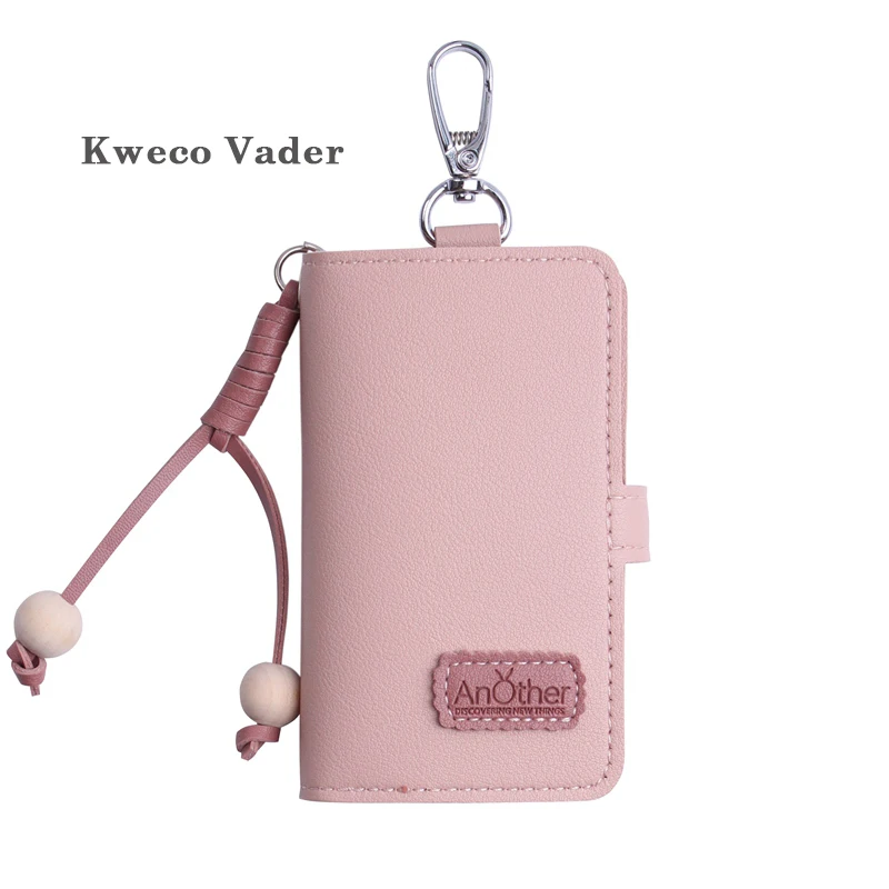 

Fashion Keychain Men Women Keys Holder Organizer Pouch PU Leather Car Key Bag Wallet Housekeeper Key Case Card Bag Porte Clef