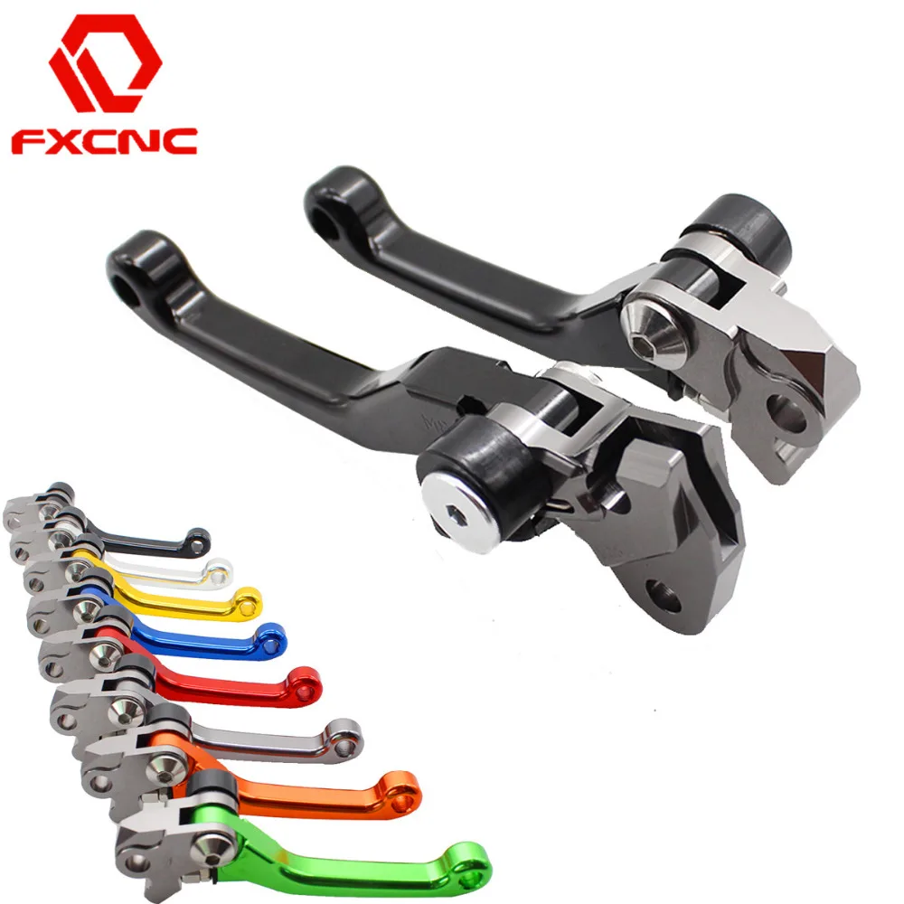 

FX CNC Aluminum Motocross Accessories Pit Bike Brake Clutch Levers Dirt Bike Set For Husqvarna FE250-501 2014 - 2016 2015