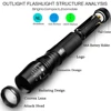 Pack de lampes de poche LED T6/L2, imperméable, torche Zoomable, 5 modes d'éclairage, avec batterie 18650, 1/2/3 unités ► Photo 3/6