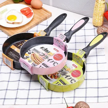 

18cm Non-stick Frying Pan Saucepan Mini Portable Fried Eggs Pot Cookware Kitchen Tools Coating and Induction cooking -4