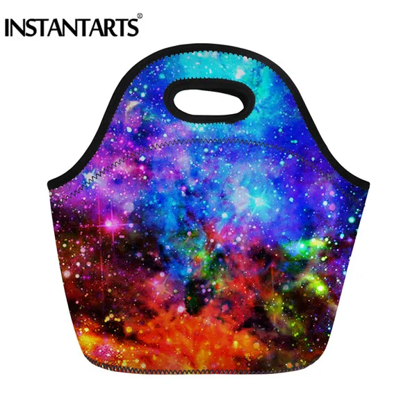INSTANTARTS Thermal Insulated Hiking Picnic Tote Bags for Women Men Outdoor Neoprene Food Package Lunch Handbags for Childrens - Цвет: H10059Z20
