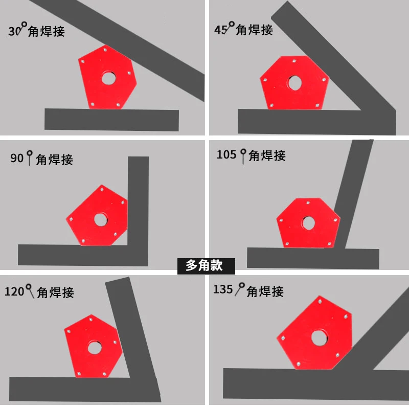 Электросварка железа поглощающий прямоугольный магнит с косым углом и многоугольным высоким магнетизмом поглощающий железо