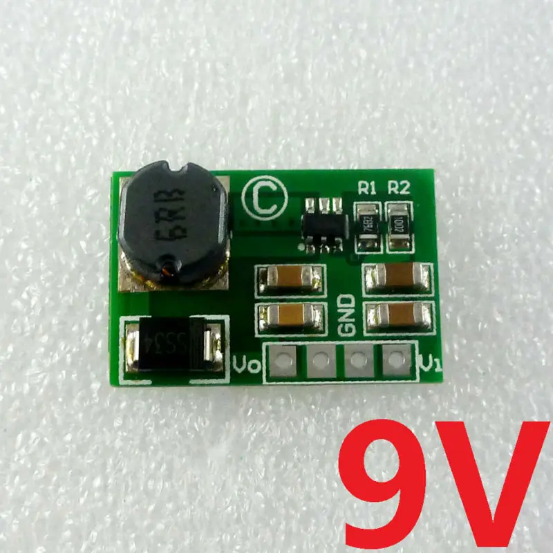 

1A high-efficiency DC DC Boost Step-up Converter 2-9V to 9V Power Supply Module for Multimeter Instrumentation Wifi router