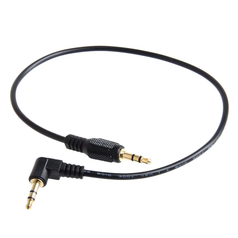 Short 30CM 3.5MM Male To Male 90 Degree Right Angled Aux Audio Cable Line Short 30CM 3.5MM Male To Male 90 Degree Right Angled Aux Audio Cable Line