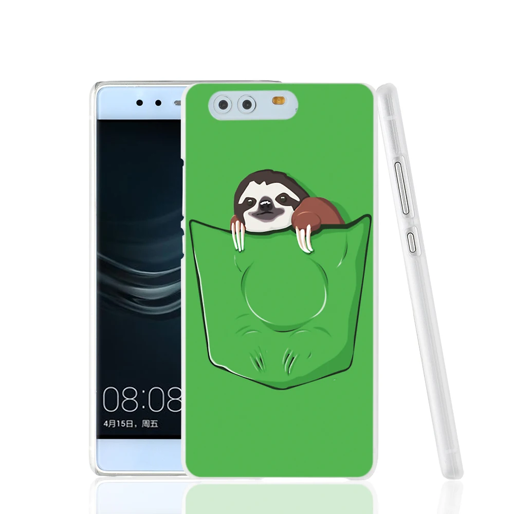 18374 slothin карман лень кармана сотовый телефон обложка case для huawei ascend p7 p8 p9 lite maimang g8 |