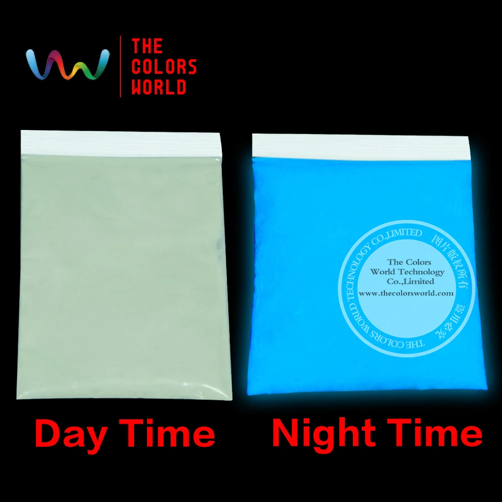 Tcyg240 Bagliore Nel Pigmento Scuro Cielo Blu Colore Long Last Incandescente, Polvere Luminescente, Prezzo Competitivo In Polvere Nottilucenti