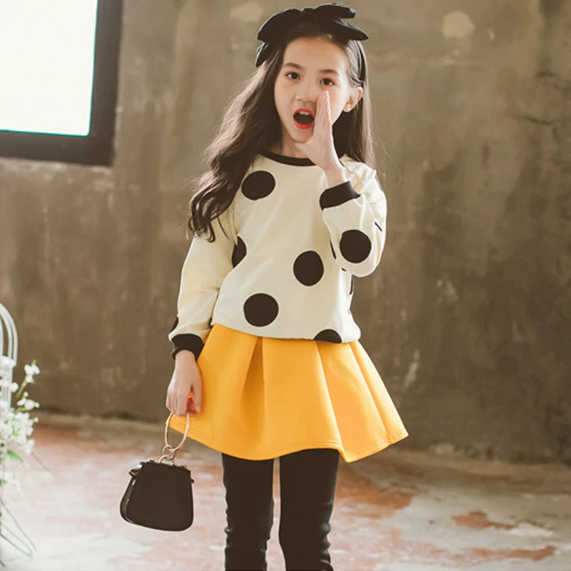 

kids girl suits 2018 autumn girls sets clothing 2pcs girls set long sleeve big girl suit size 3 4 5 6 7 8 9 10 11 12 13 14 years