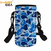 HUGSIDEA камуфляж 500 мл воды бутылка сумки термос сумка на плечо ремешок крышки спортивная сумка Неопреновый держатель мешок открытый