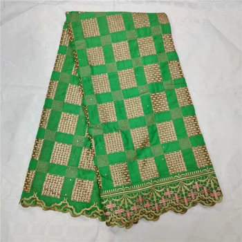 

Green Cotton Dry Lace Fabric 2019 Latest Swiss Voile Lace In Switzerland High Quality African Lace Fabric For Wedding Dress