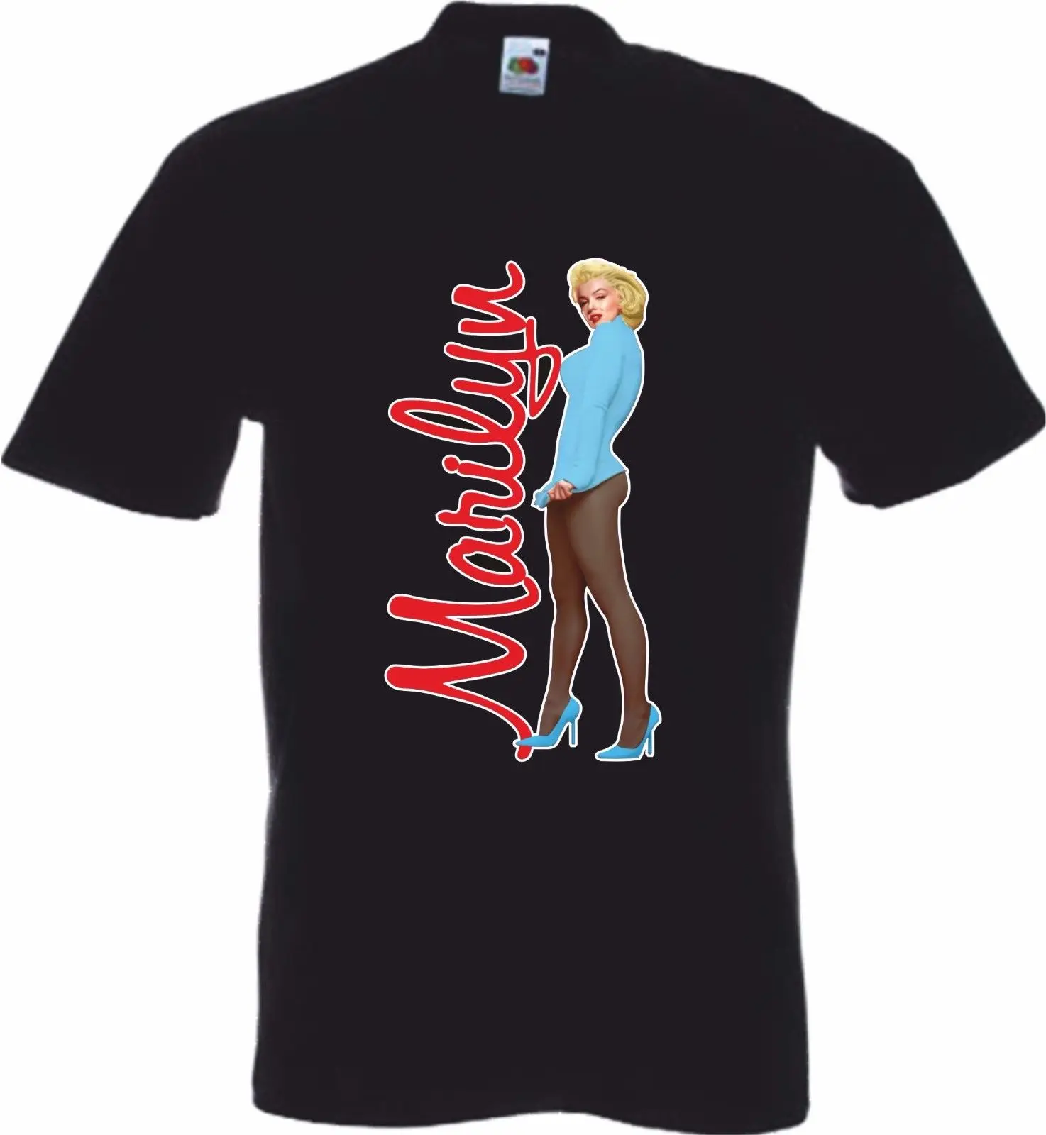 MARILYN MONROE Norma Jeane пикантные нейлоновые колготки с изображением кинозвезды футболка