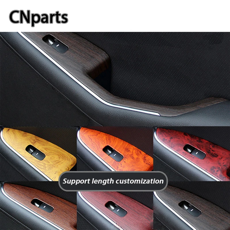 

CNparts Universal Car Accessories Interior PVC Premium Wood Grain Vinyl Wrap Sticker For Renault Captur Clio 4 Logan BMW Kia Rio