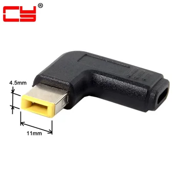 

10pcs/lot USB 3.1 Type C USB-C 65W 87W Female to Rectangle 11.0*4.5mm Male Converter Adapter PD for Think Pad X1 Carbon