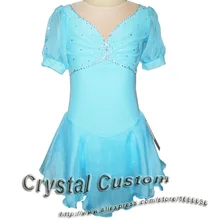 Женские платья для фигурного катания на заказ, бренд Vogue, платье для соревнований по фигурному катанию DR2514