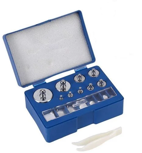 Calibration Set 10mg-100g Stainless Steel Jewelry Scale Calibration Weight Set Tweezer Weighting Tools with Plastic Storage Case