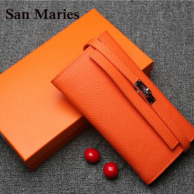 Super Gift !! Luxury Women Designer Wallet High Quality Famous Brand Woman Wallets Genuine ...