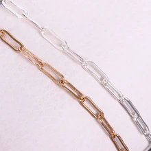 Новая цепь аксессуары DIY коробка цепь одежда цепь ожерелье изготовление медные детали цепочки