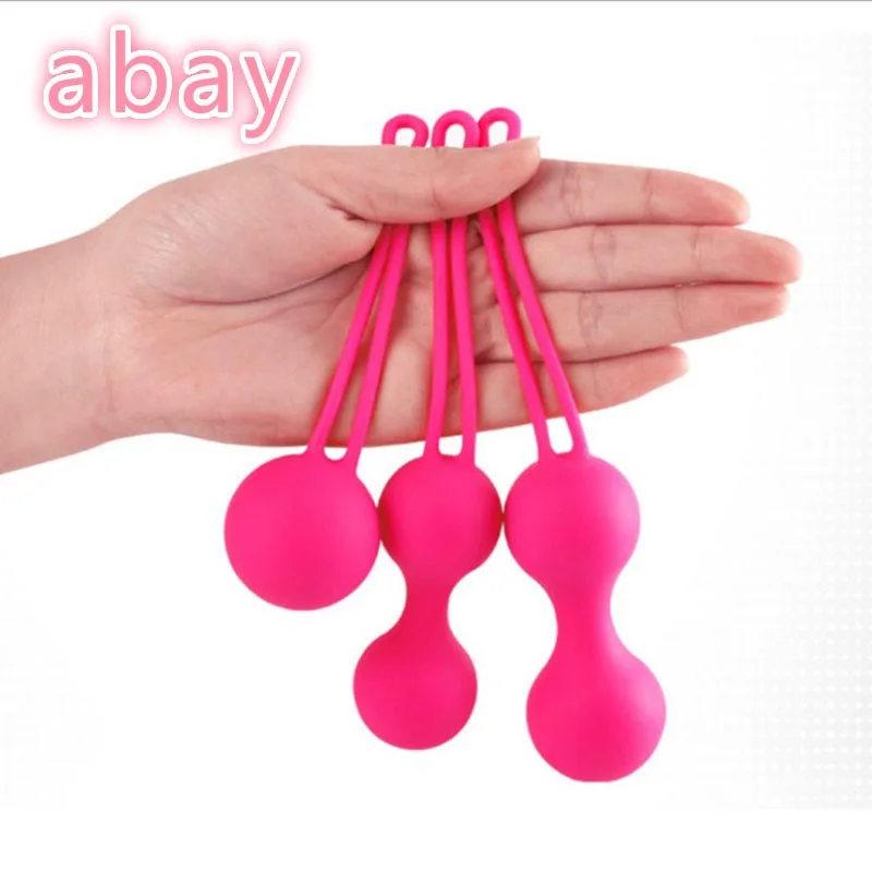 Abay Safe Silicone Smart Ball Kegel Ben Wa Vagina Tighten Exercise Machine Vaginal Geisha Sex Toys For Women huismerk kopen in de aanbieding Abay Safe Silicone Smart Ball Kegel Ben Wa Vagina Tighten Exercise Machine Vaginal Geisha Sex Toys For Women huismerk kopen in de aanbieding