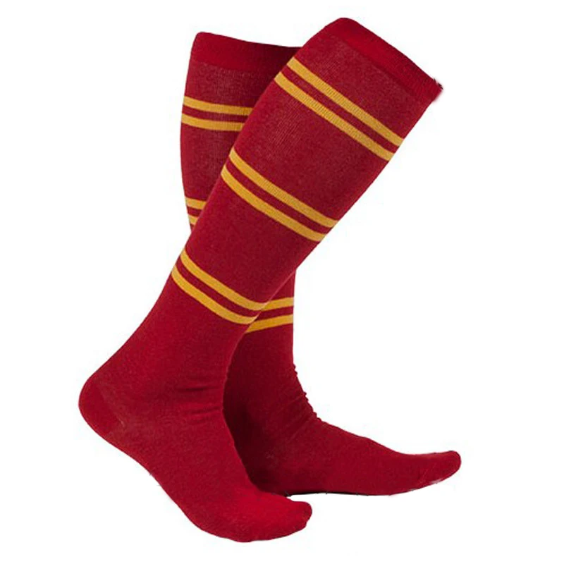 Носки «Harri» Potte Four College Gryffindor Slytherine; одежда для косплея; подарки для поклонников hp; гольфы для мальчиков и девочек - Цвет: Бургундия