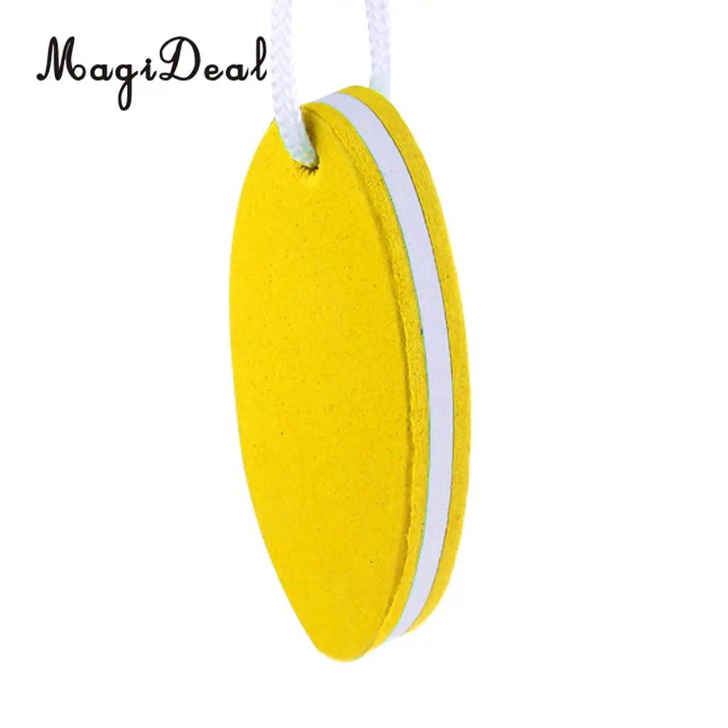 MagiDeal 5 Pieces Oval Shaped EVA Foam Floating Key Ring Boat Keychain for Marine Fishing Rafting Canoeing Sailing Accessories
