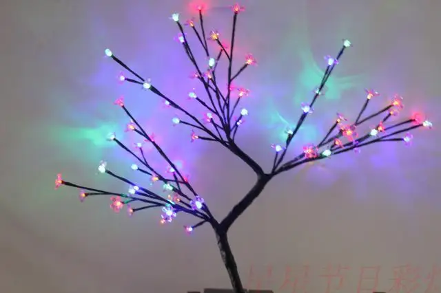 Высокий 45 см Led Вишневый Цветок Дерево led свет дерево фонарь наружная лампа