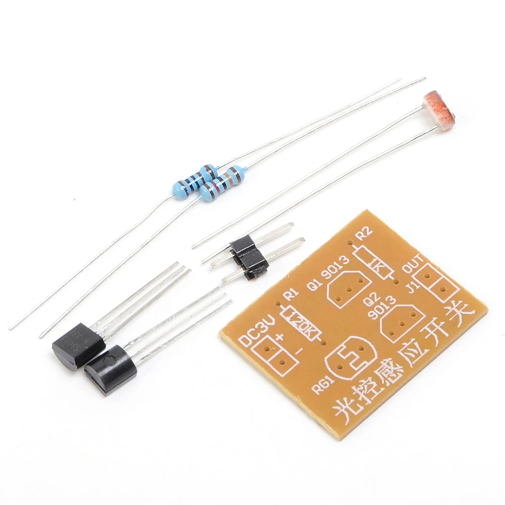 5 шт./лот светильник управление сенсор переключатель DIY Kit светочувствительный индукционный переключатель наборы электронных тренировок интегральная схема