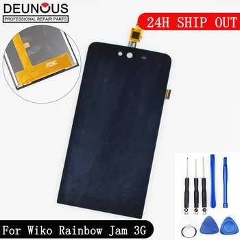 

New For Wiko Rainbow Jam 3G 5'' LCD Display + Digitizer touch Screen panel For Wiko Rainbow Jam 3G Screen