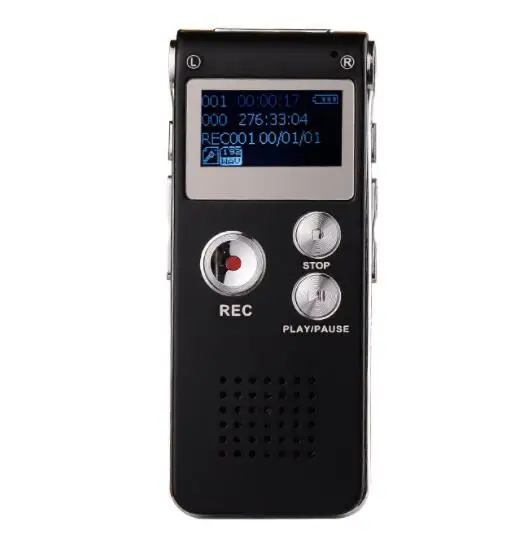 8GB WAV Professional Hidden Digital Audio Voice Activated Noise