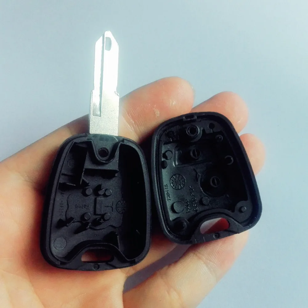 10PCS/LOT car key blank for peugeot 206 citroen c2 replacement cover uncut blade case fob With LOGO | Автомобили и мотоциклы