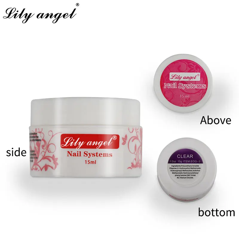 Lirio Ángel 15 ml Gel de uñas extensión de geles grueso Builder Gel camuflaje Natural UV Gel Lirio Ángel 15 ml Gel de uñas extensión de geles grueso Builder Gel camuflaje Natural UV Gel
